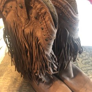 Liberty Black Vegas Fringe Boot